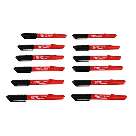 Milwaukee Tool 12Pk Black Jobsite Markers ML48-22-3150
